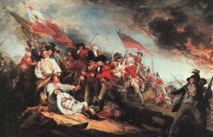 The Death of General Warren at the Battle of Bunker's Hill, painted by John Trumbull in 1786.