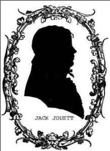 Silhouette of Jack Jouett.
