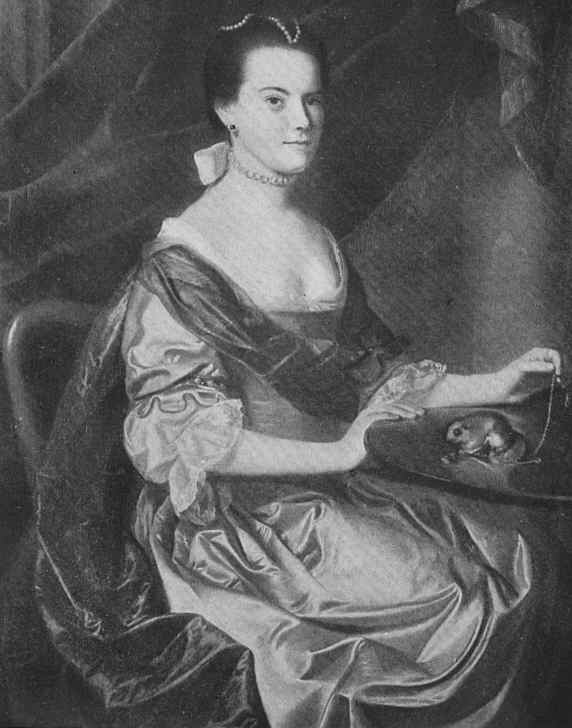 Plate 57. MRS. JOHN WENTWORTH (1746-1813) By John S. Copley. Painted 1765 Lenox Library, New York City.