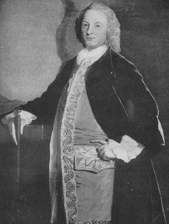 Plate 25. GENERAL SAMUEL WALDO By Robert Feke. Painted 1748 Bowdoin Museum of Fine Arts, Bowdoin College