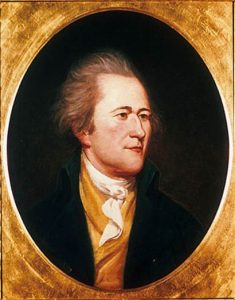 Alexander Hamilton by Charles Wilson Peale, 1790-95.