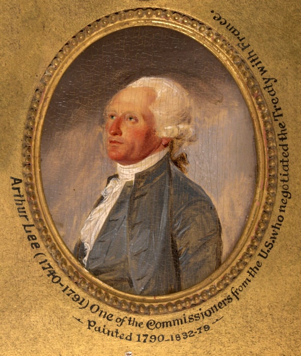 Arthur Lee by John Trumbull, 1790.