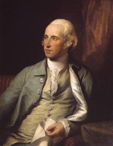 Benjamin West painting by Gilbert Stuart.