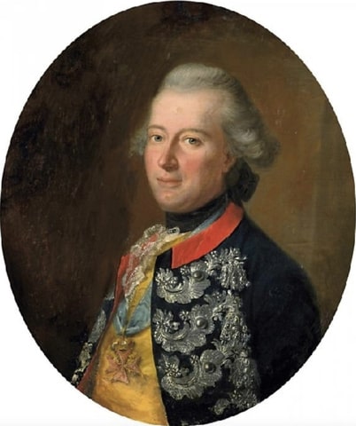Carl Emil von Donop by Johann Heinrich Tischbein the Elder, 1786.