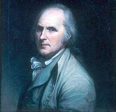 Charles Wilson Peale self portrait, 1795.