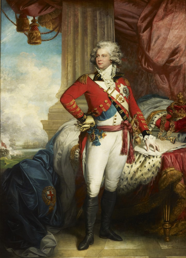 George, Prince of Wales, by Mather Brown, c. 1789.