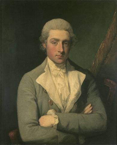 Gilbert Stuart self-portrait, c. 1785.
