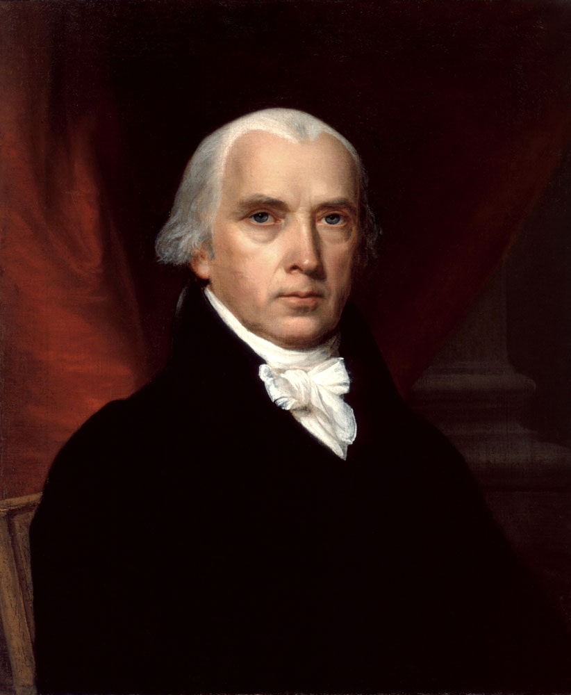 James Madison by John Vanderlyn, 1816.