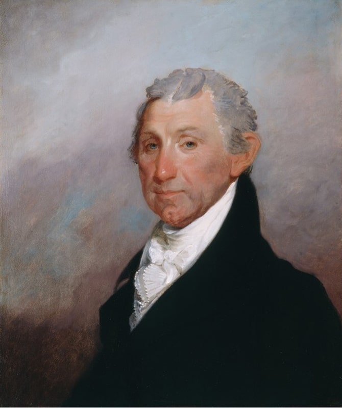 James Monroe by Gilbert Stuart, c. 1817.