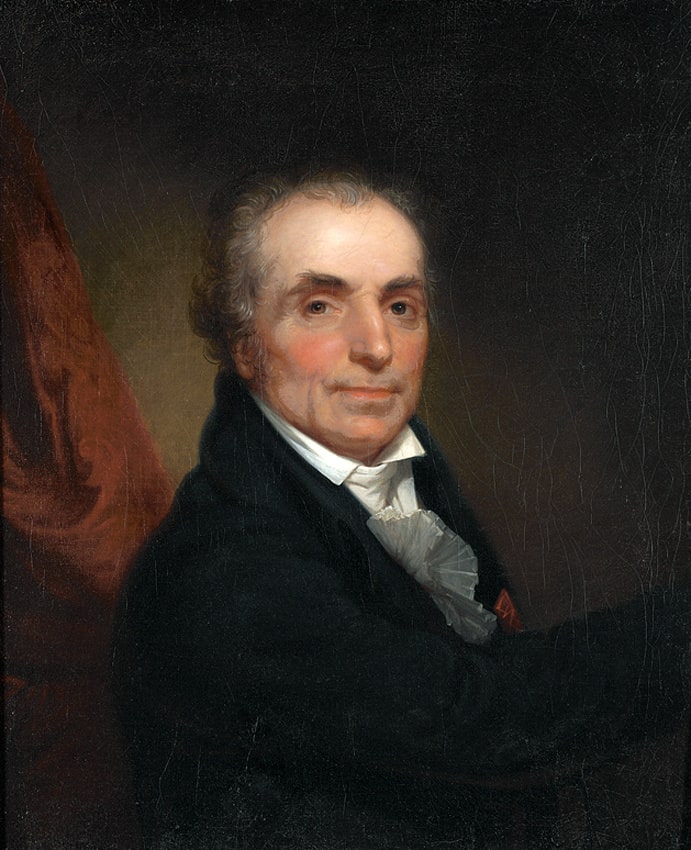 Jean Antoine Houdon, by Rembrandt Peale, 1808.