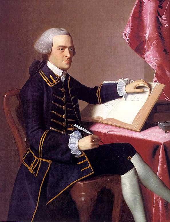 John Hancock by John Singleton Copley, 1765.