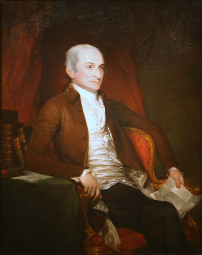 John Jay by Gilbert Stuart and John Trumbull, 1784 and 1804-18.