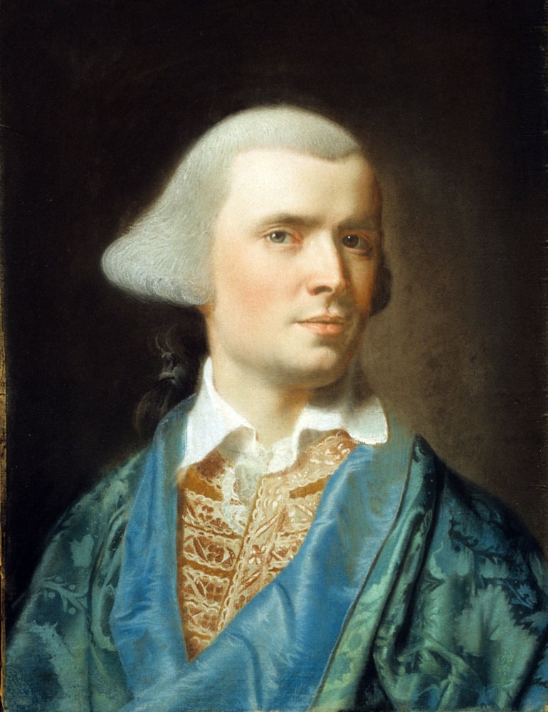 John Singleton Copley, self-portrait, 1770-71.