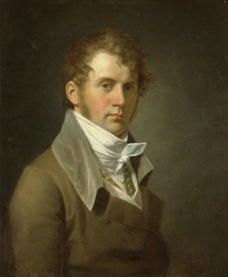 John Vanderlyn, self portrait, 1800.