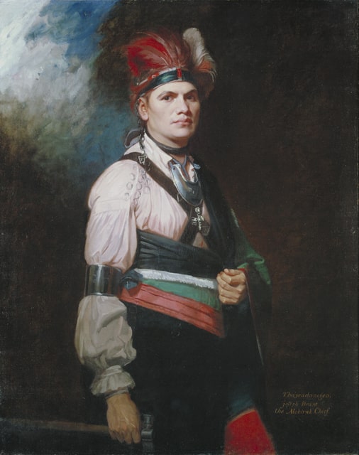 Joseph Brant by George Romney, 1776.