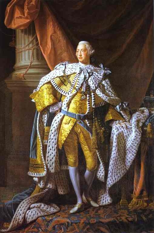 King George III portrait by Allan Ramsay, c. 1761-62.