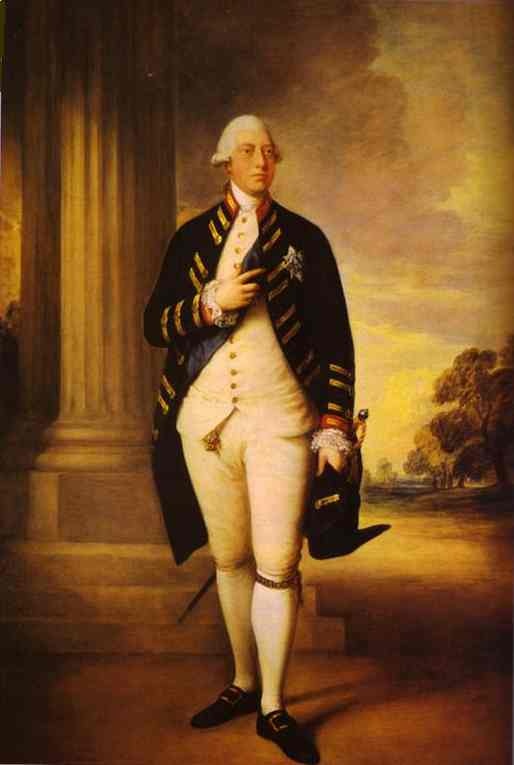 King George III by Thomas Gainsborough, 1781.