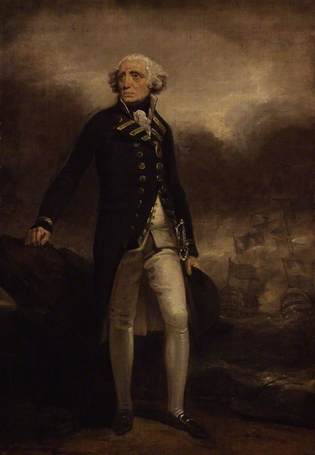 Richard Howe by Henry Singleton, sometime before 1799.