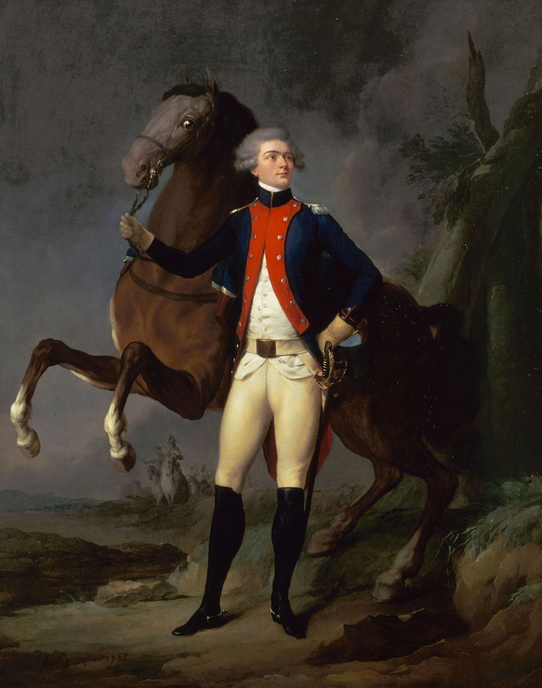 Marquis de Lafayette by Louis-Léopold Boilly, 1788.