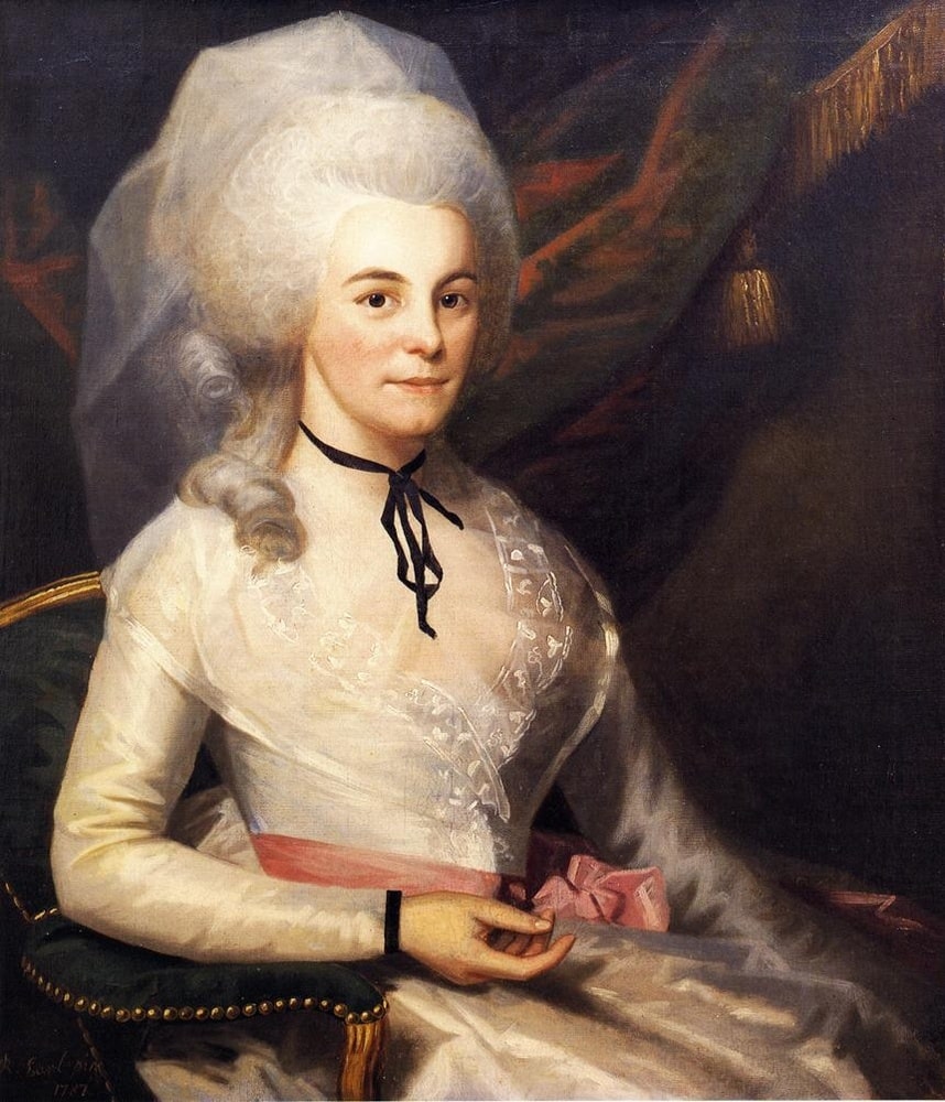Mrs. Alexander Hamilton, Ralph Earl, 1787.