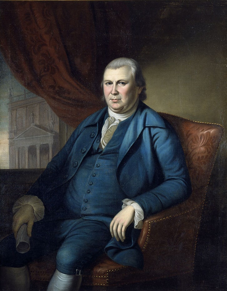 Robert Morris by Charles Willson Peale, c. 1782.