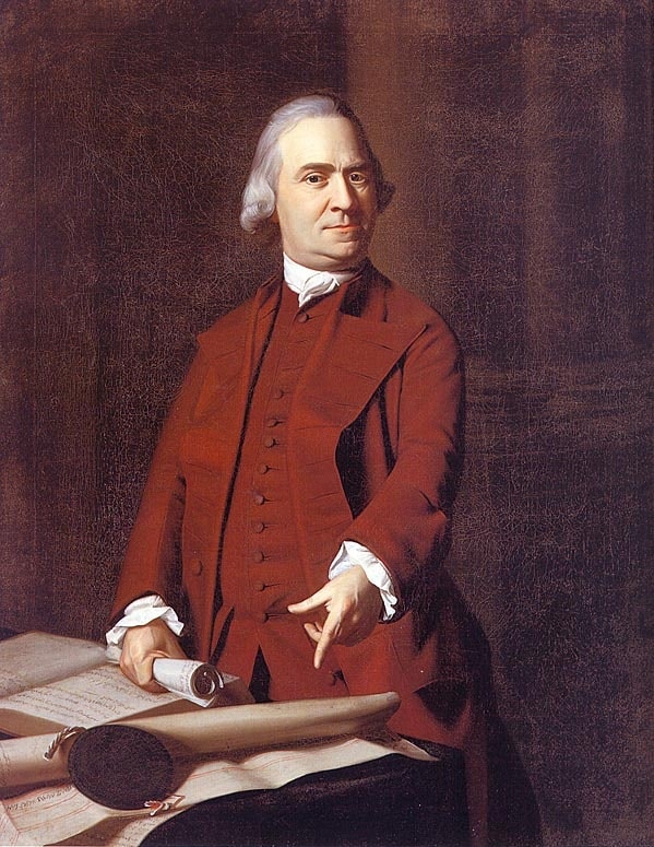 Samuel Adams by John Singleton Copley, c. 1772.
