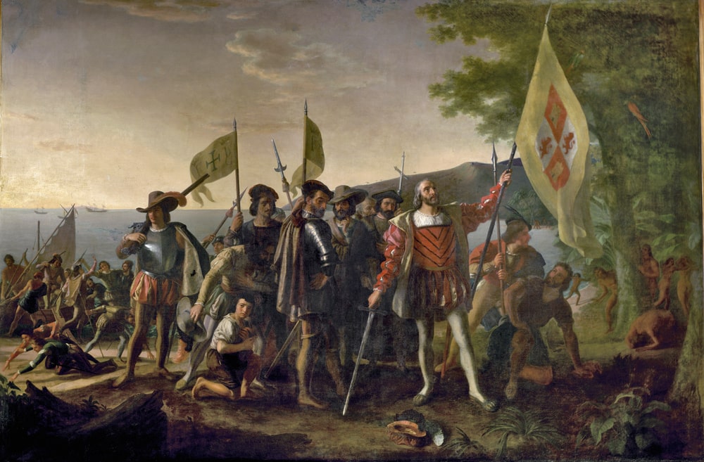 The Landing of Columbus, John Vanderlyn, 1846.
