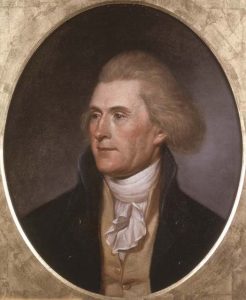 Thomas Jefferson by Charles Wilson Peale, 1791.