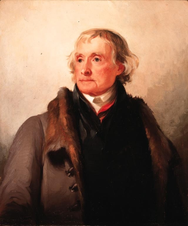 Thoimas Jefferson by Thomas Sully, 1821.