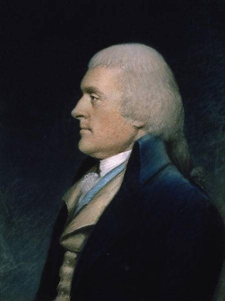 Thomas Jefferson by James Sharples, 1796-97.