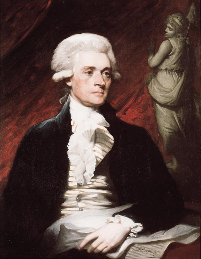 Thomas Jefferson by Mather Brown, 1786.