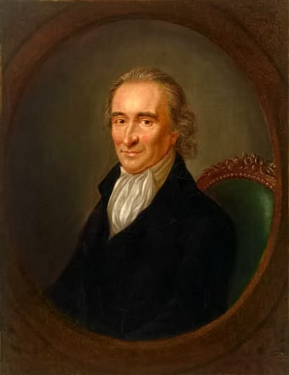 Thomas Paine by Laurent Dabos, c. 1792.