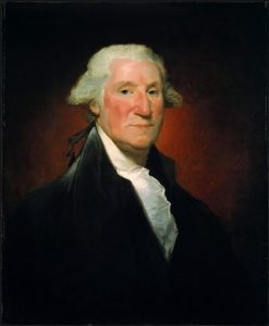 The original Vaughan portrait of George Washington.
