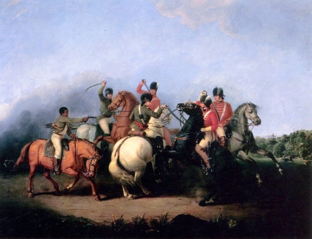 Battle of Cowpens painting.