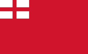 English Red Ensign.