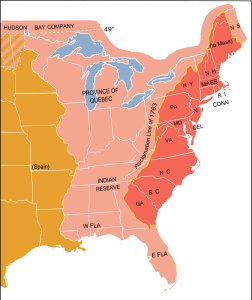 Proclamation Line map.