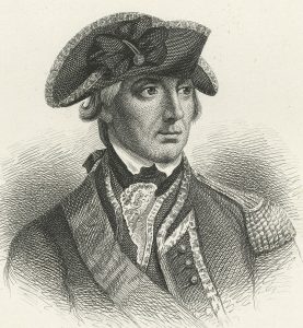 Engraving of William Howe.