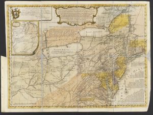 Map of the Middle Colonies from 1755.