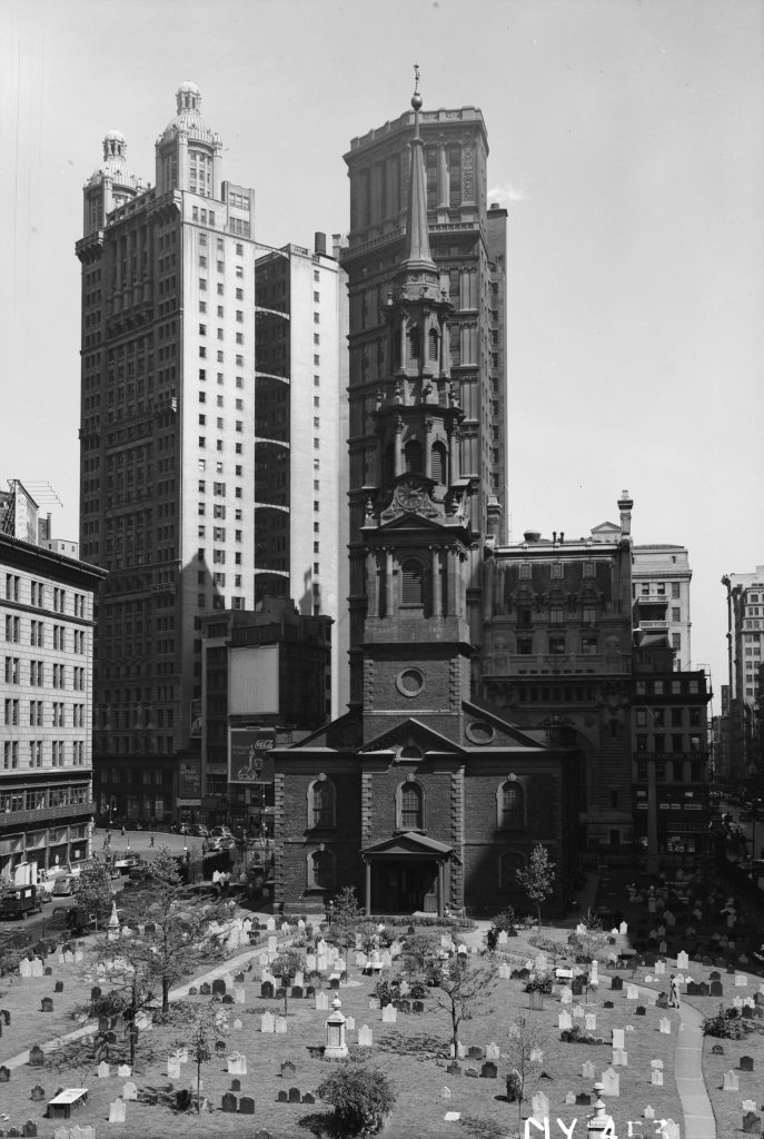 St. Paul's Chapel, Manhattan, New York.