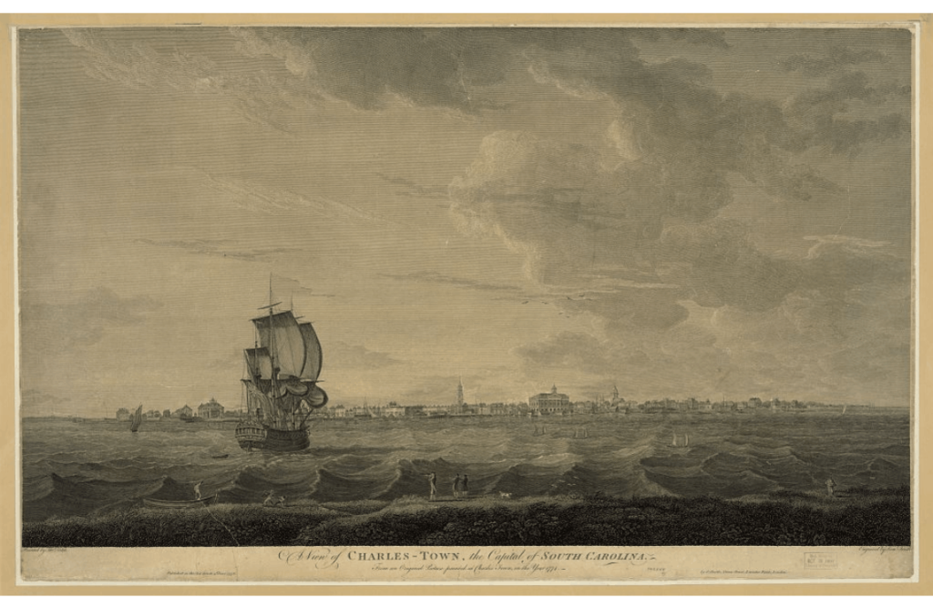 Charleston, South Carolina, view from the shore.