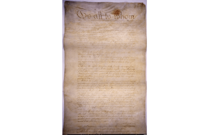 First page of the Articles of Confederation.