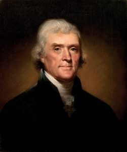 Thomas Jefferson portrait.